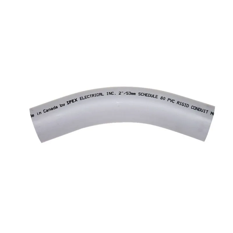 2" PVC 45° Elbow, Schedule 80, Gray