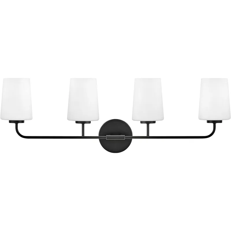 Kline LED 33 inch Black Bath Light Wall Light