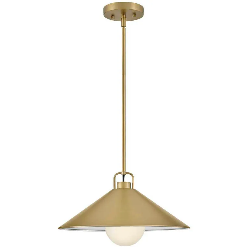 Milo LED 16 inch Lacquered Brass Pendant Ceiling Light