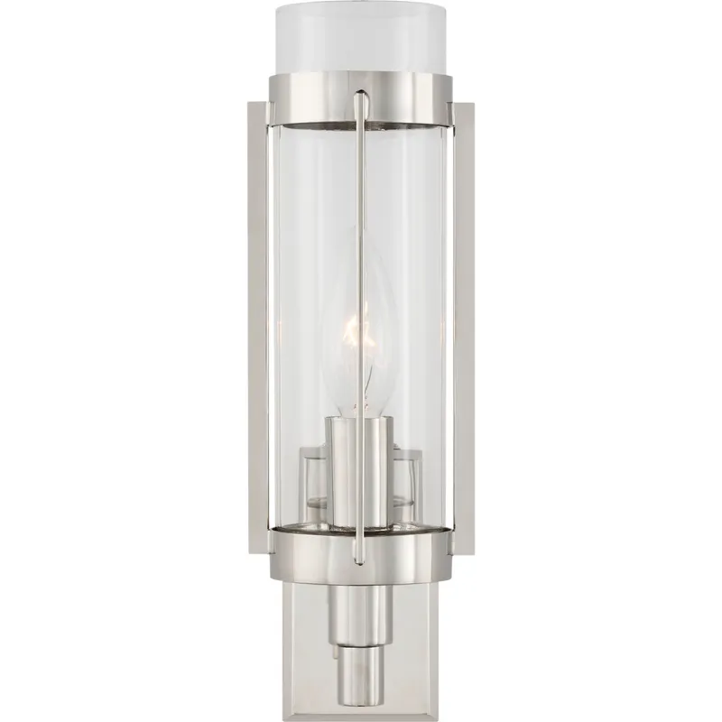 Flynn 1 Light Polished Nickel Wall Sconce Wall Light