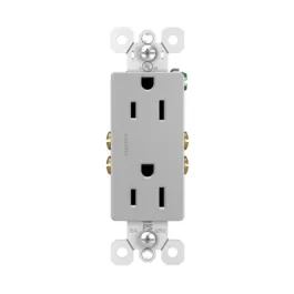 Legrand radiant® Receptacle - 15A - Gray