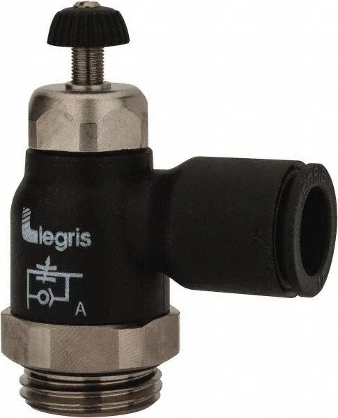 Legris 7060 12 21 Flow Control Valve 12mm Tube 1/2 Bspp