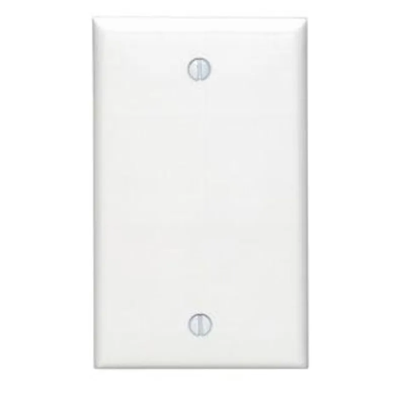 1G WHT BLANK PLATE