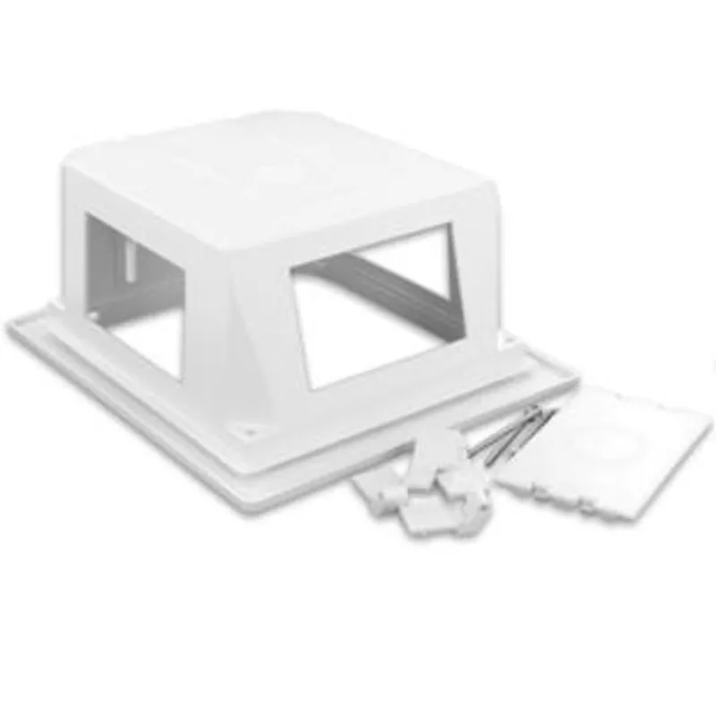 Recessed Entertainment Box, Old Work, 3-Gang, Non-Metallic