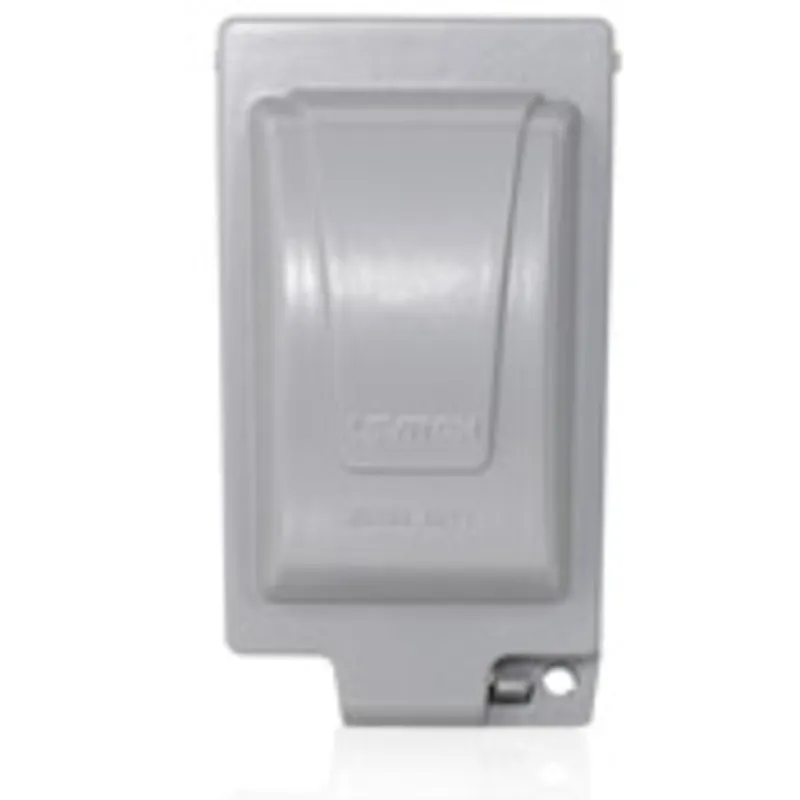 Weatherproof In-Use Cover and Box Kit, 1 Gang, (3) 1/2" Outlets, GFCI Type, Aluminum