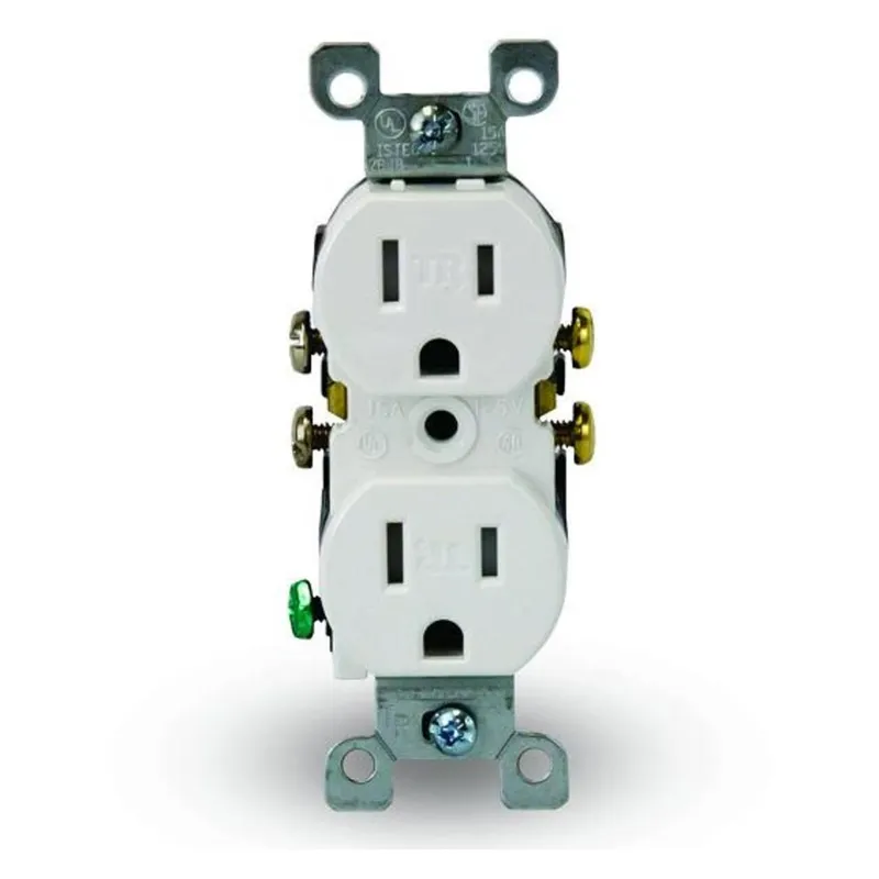 15A-125V TR DUPLEX RCPT