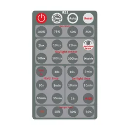 Light Efficient Design Remote for Occupancy Sensor