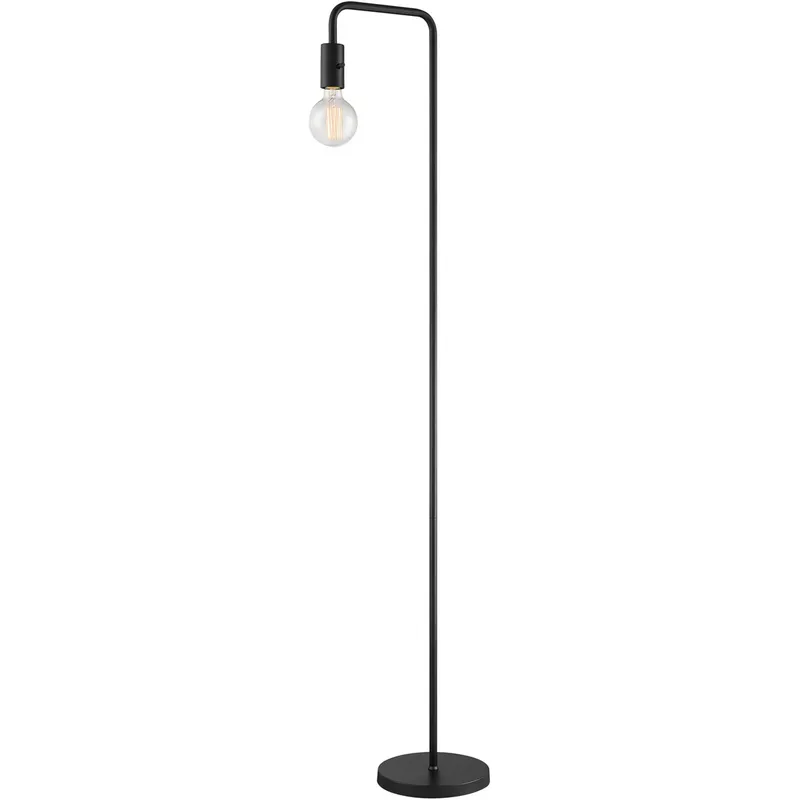 Nilmani 62 inch 40.00 watt Black Floor Lamp Portable Light