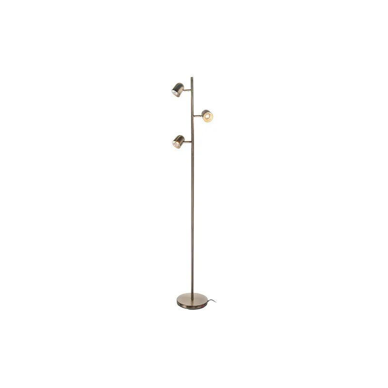 Tiara 63.25 inch 5 watt Antique Brass Floor Lamp Portable Light