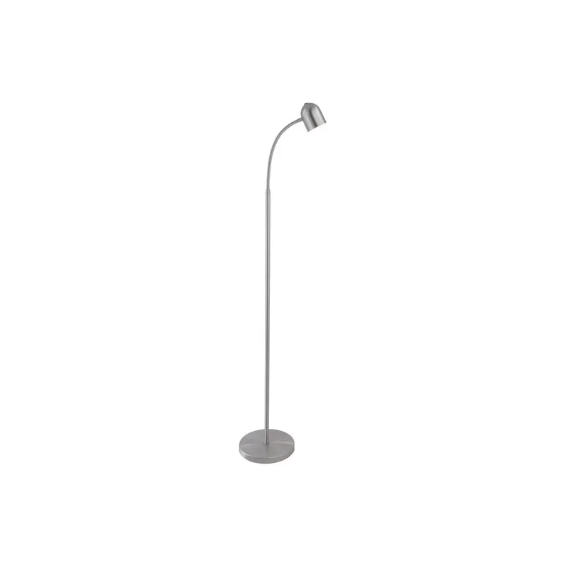 Tiara 51 inch 5 watt Brushed Nickel Floor Lamp Portable Light