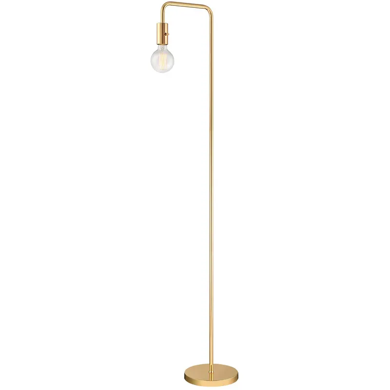 Nilmani 61.5 inch 40 watt French Gold Floor Lamp Portable Light