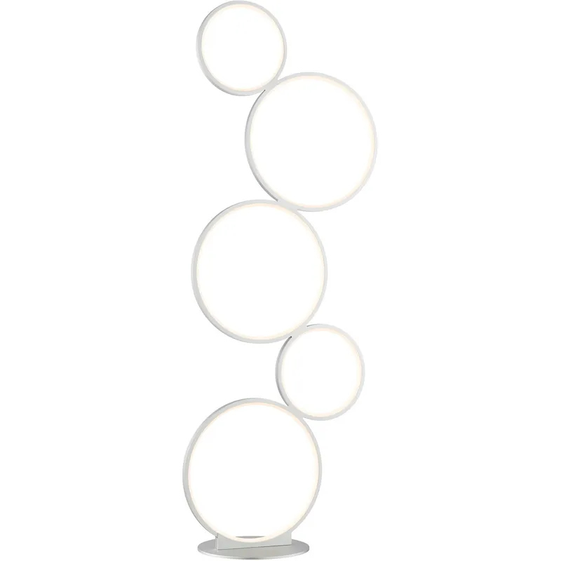 Fedora 44.75 inch 24.00 watt Silver Floor Lamp Portable Light