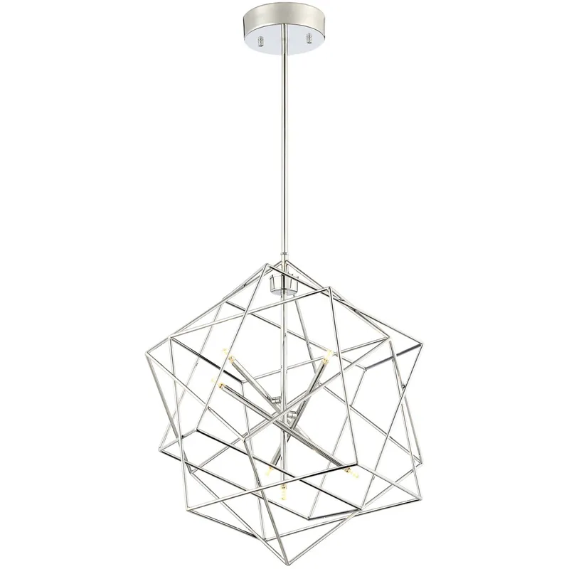 Stacia LED 21 inch Chrome Pendant Ceiling Light