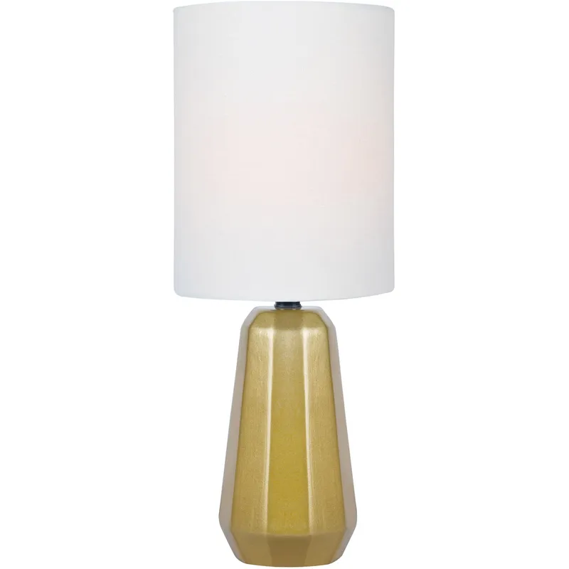 Charna 17.5 inch 60 watt Gold Table Lamp Portable Light