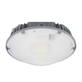 Litetronics 12" 39W LED Round Garage Light - 4000K - 5,200 Lumens - 120-277V