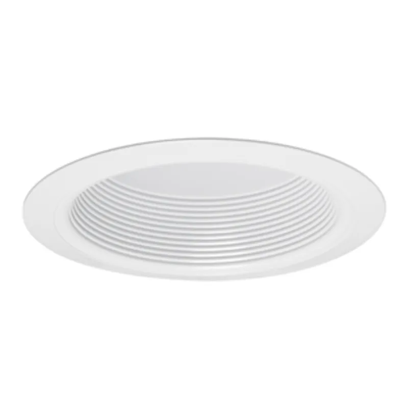 6IN ECONOMY FULL BAFFLE WHT W/TRSN SPRG