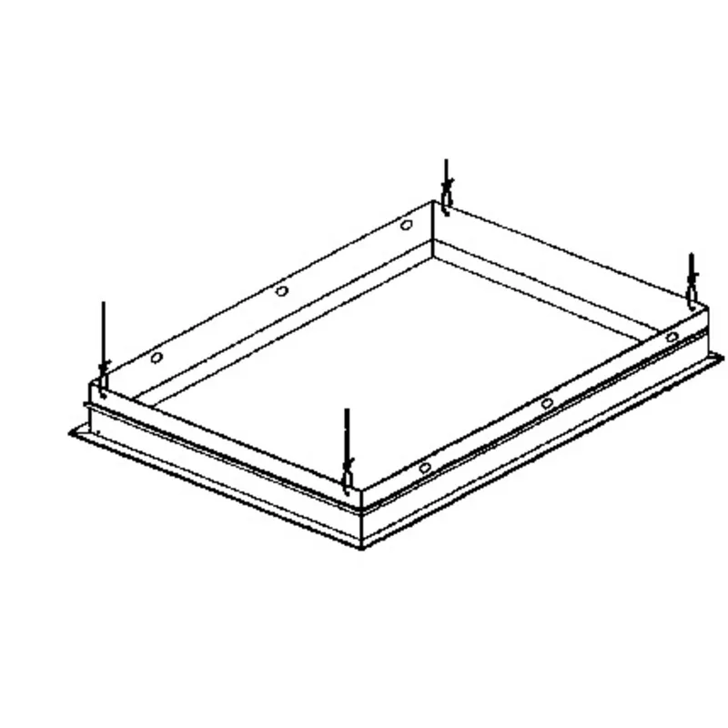 2X4 DRY WALL GRID ADPT