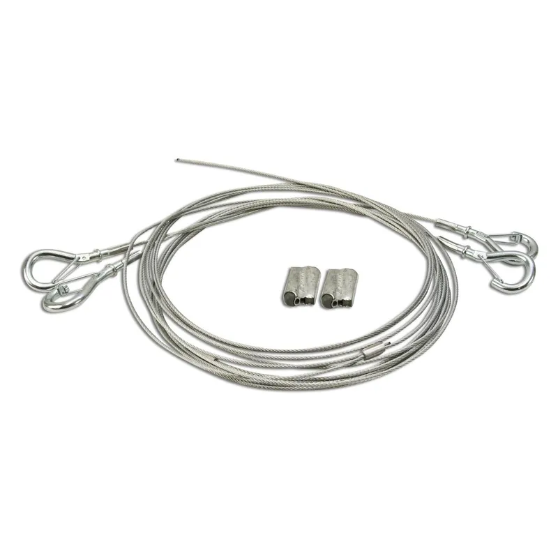 AIRCRAFT CABLE 10FT WITH HOOK