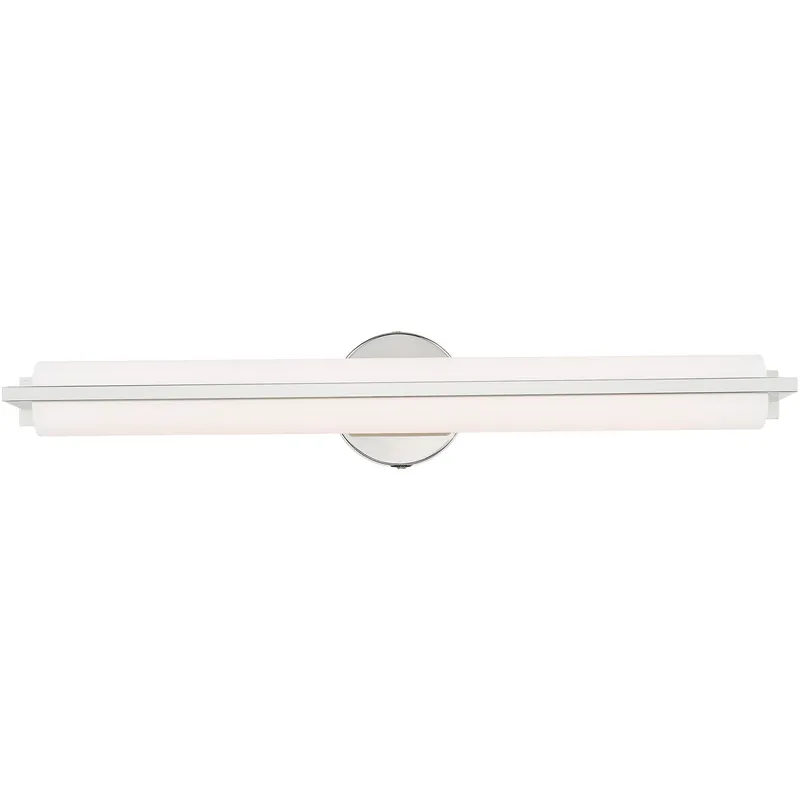 Visby LED 4.38 inch Polished Chrome ADA Vanity Sconce Wall Light