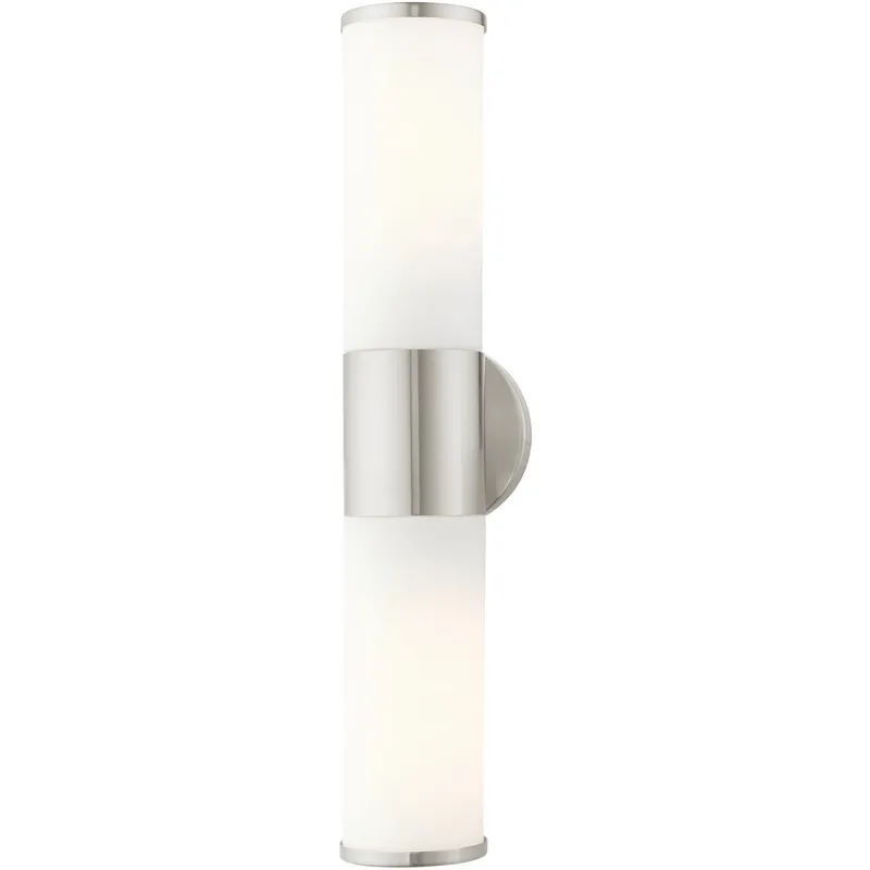 Lindale 2 Light 18.5 inch Brushed Nickel ADA Vanity Sconce Wall Light
