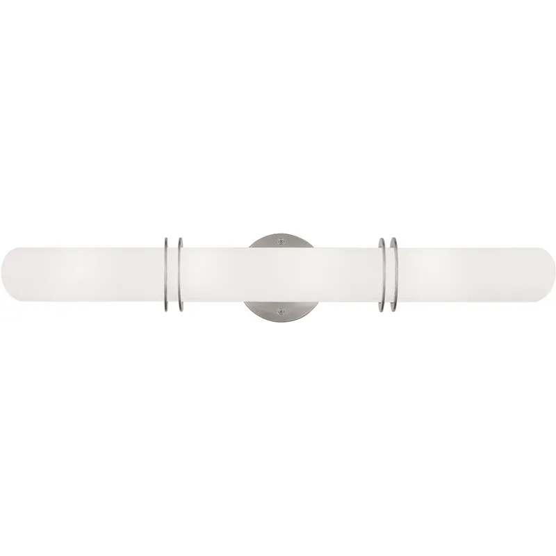Pelham 4 Light 26.5 inch Brushed Nickel Vanity Sconce Wall Light