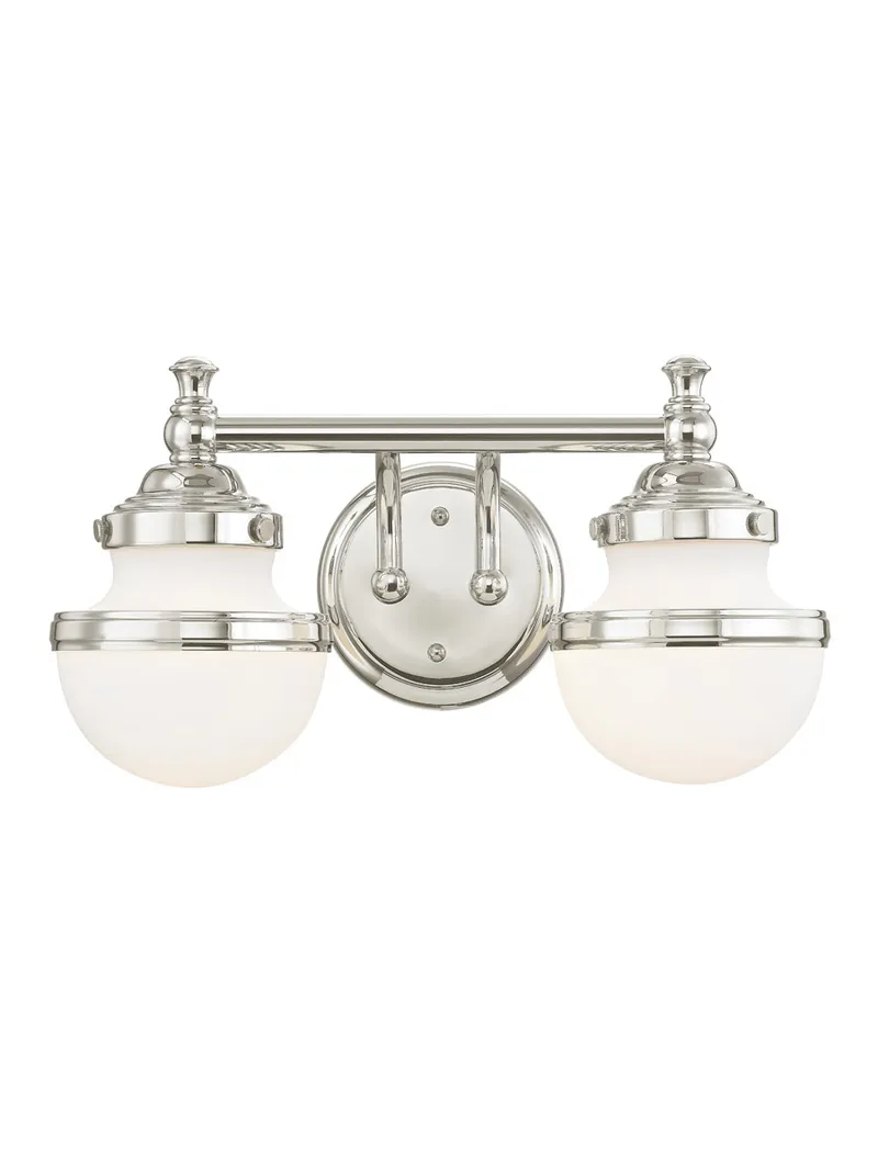Oldwick 2 Light 15 inch Polished Chrome Vanity Sconce Wall Light