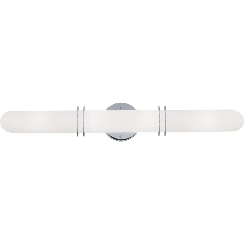 Pelham 4 Light 26.5 inch Polished Chrome Vanity Sconce Wall Light