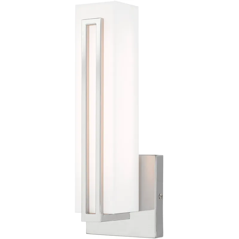 Fulton LED 4.38 inch Polished Chrome ADA Vanity Sconce Wall Light