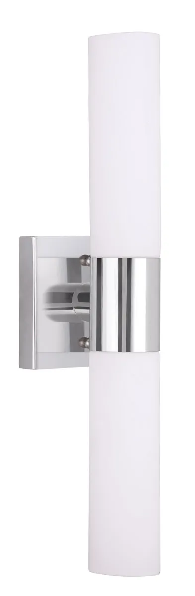 Aero 2 Light 4.5 inch Polished Chrome ADA Vanity Sconce Wall Light