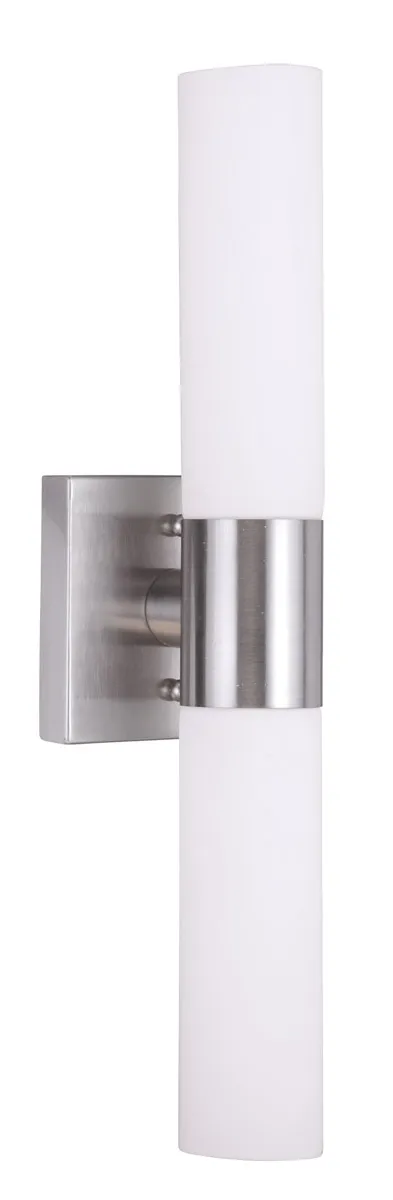 Aero 2 Light 4.5 inch Brushed Nickel ADA Vanity Sconce Wall Light