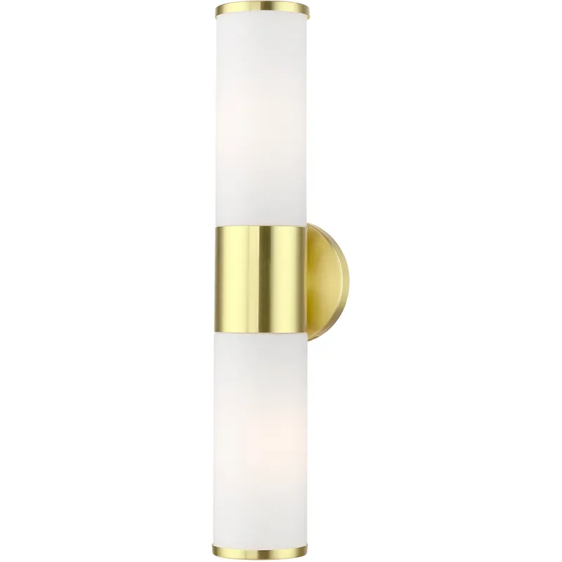Lindale 2 Light 4.25 inch Satin Brass ADA Vanity Sconce Wall Light