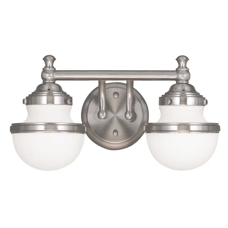 Oldwick 2 Light 15 inch Brushed Nickel Vanity Sconce Wall Light