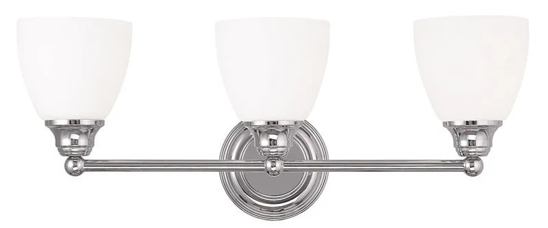 Somerville 3 Light 23 inch Polished Chrome Vanity Sconce Wall Light