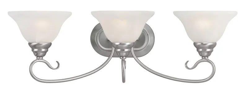Coronado 3 Light 26.5 inch Brushed Nickel Vanity Sconce Wall Light