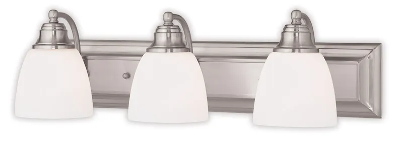 Springfield 3 Light 24 inch Brushed Nickel Vanity Sconce Wall Light