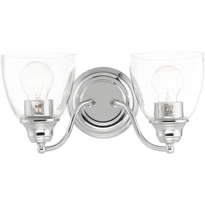 Montgomery 2 Light 13.5 inch Polished Chrome Vanity Sconce Wall Light