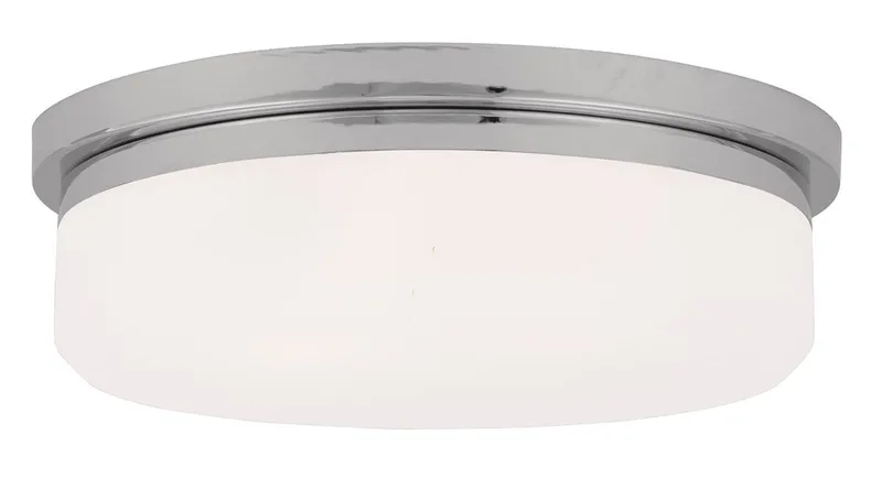 Stratus 3 Light 15.5 inch Polished Chrome Flush Mount Ceiling Light