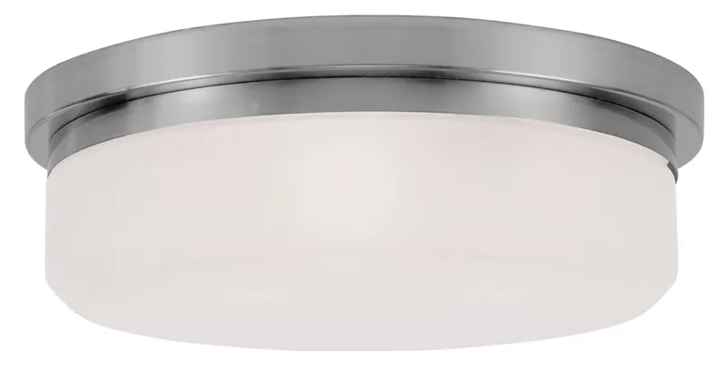 Stratus 3 Light 15.5 inch Brushed Nickel Flush Mount Ceiling Light