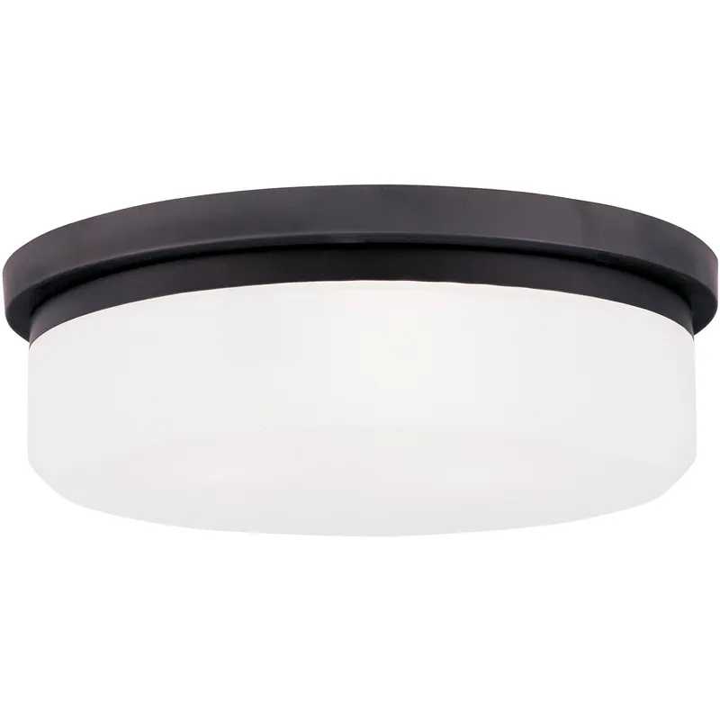 Stratus 3 Light 15.5 inch Bronze Flush Mount Ceiling Light