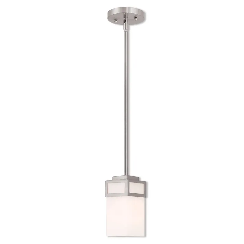 Harding 1 Light 4.5 inch Brushed Nickel Mini Pendant Ceiling Light