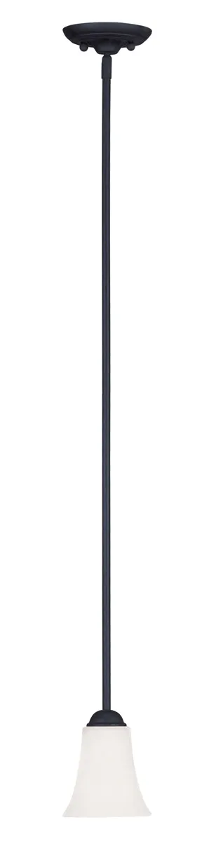 Dulce 1 Light 7.38 inch Bronze with Antique Brass Accents Mini Pendant Ceiling Light