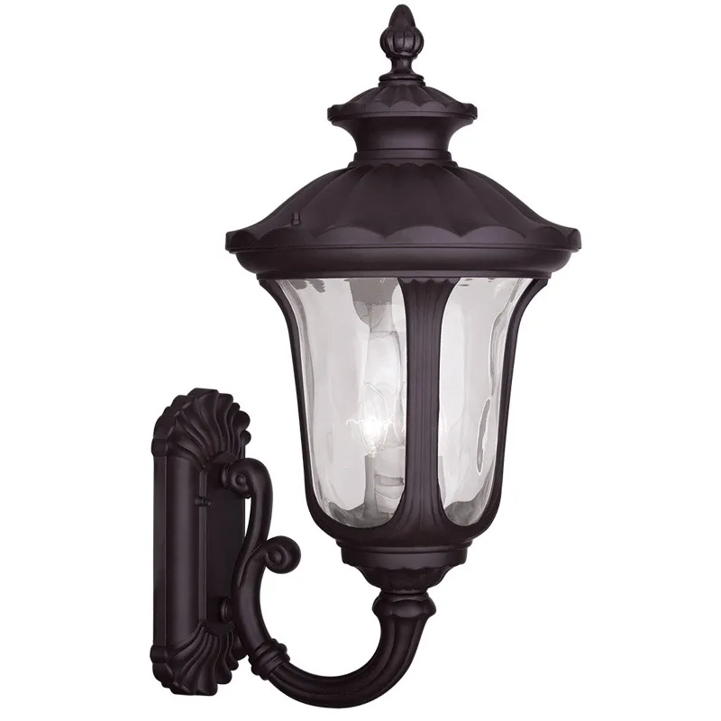 Oxford 3 Light 22 inch Bronze Large Up Outdoor Wall Lantern