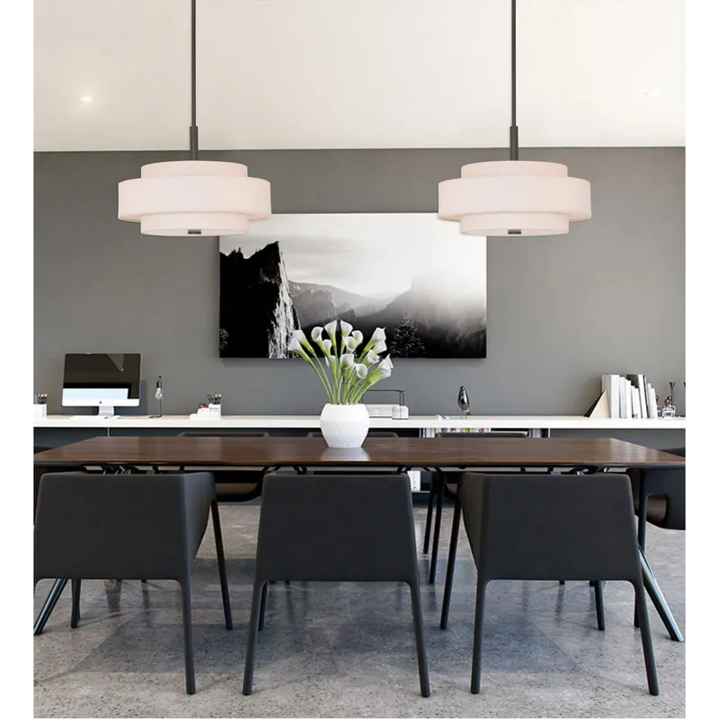 Meridian 4 Light 18 inch Bronze Pendant Chandelier Ceiling Light