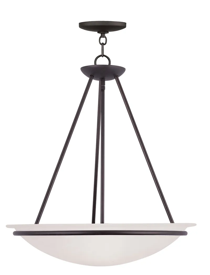 Newburgh 3 Light 20 inch Bronze Pendant Chandelier Ceiling Light