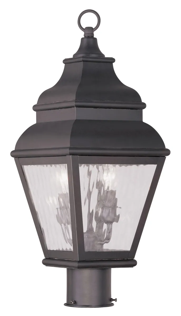 Exeter 2 Light 20.5 inch Bronze Medium Outdoor Post Top Lantern