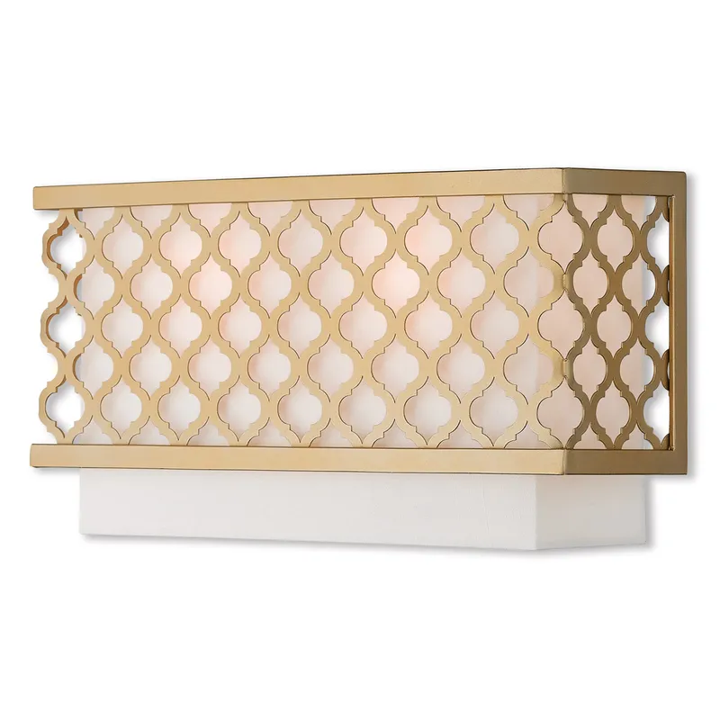 Arabesque 2 Light 13 inch Soft Gold ADA ADA Sconce Wall Light
