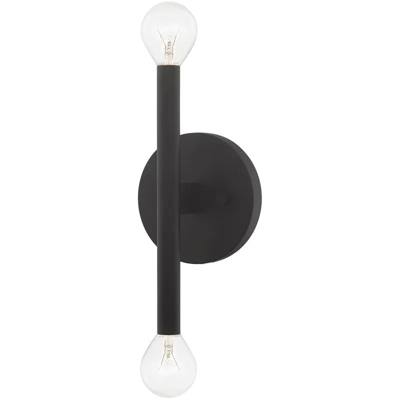 Copenhagen 2 Light 5.13 inch Black ADA ADA Sconce Wall Light