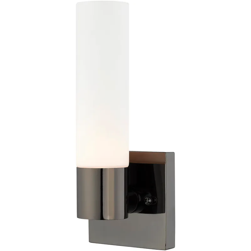 Aero 1 Light 4.5 inch Black Chrome ADA ADA Single Sconce Wall Light