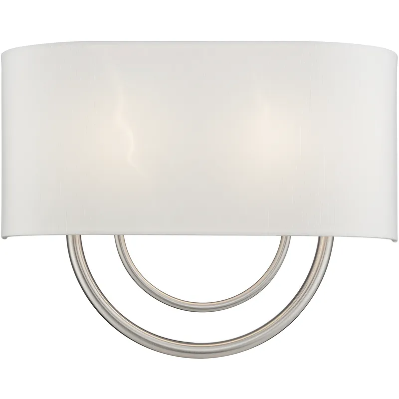 Stratton 2 Light 15 inch Brushed Nickel ADA ADA Sconce Wall Light