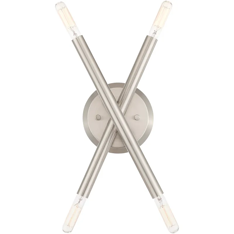 Soho 4 Light 6 inch Brushed Nickel ADA Sconce Wall Light